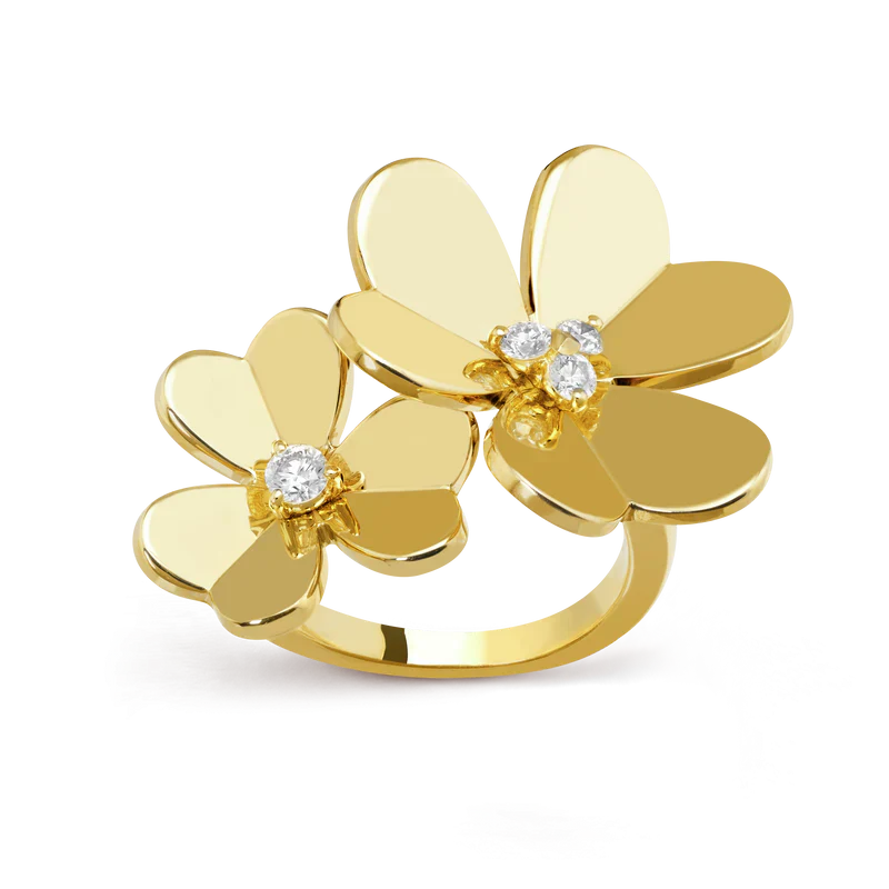 Noble Diamond Frivole Between The Finger Ring Elegant Luxury