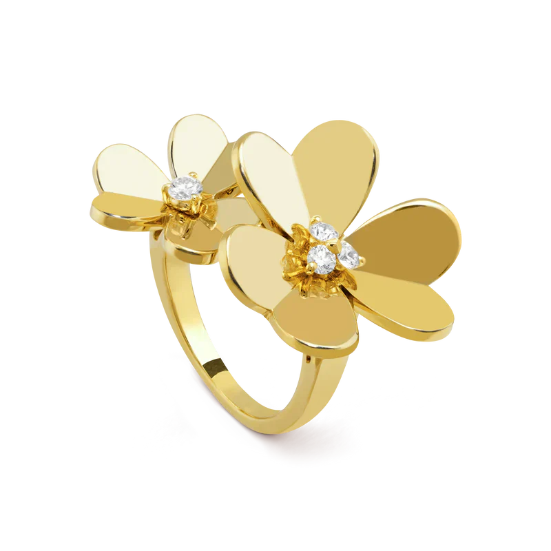 Noble Diamond Frivole Between The Finger Ring Elegant Luxury