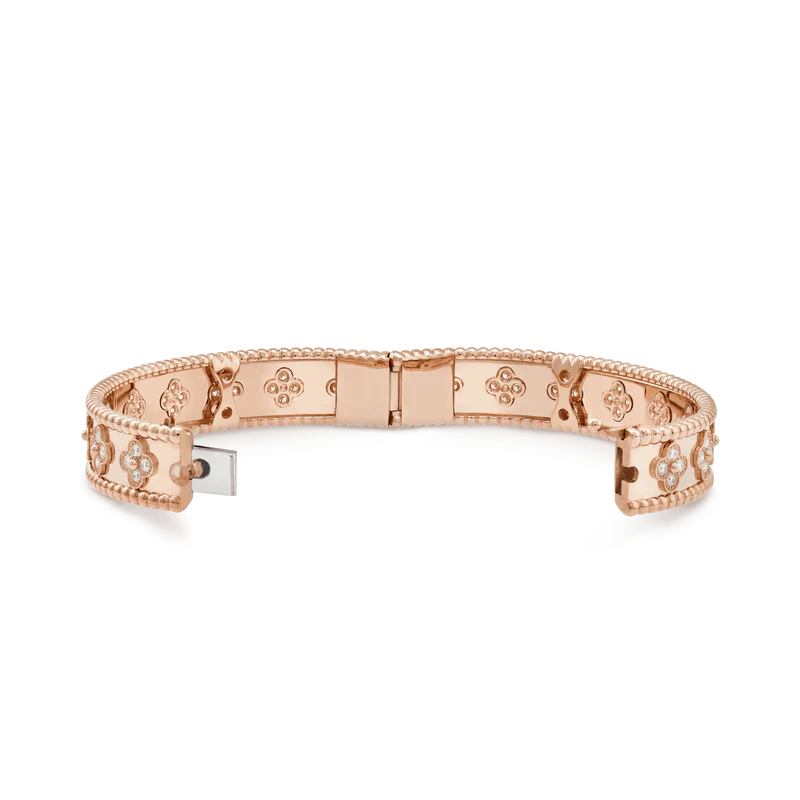 Noble Perlée Clovers Bracelet