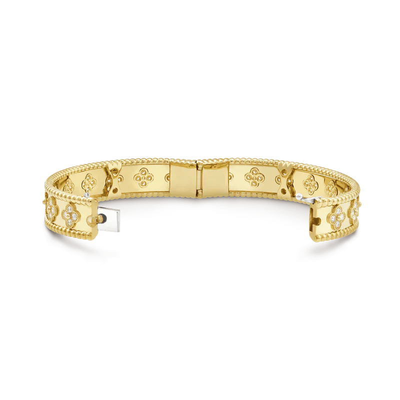Noble Perlée Clovers Bracelet