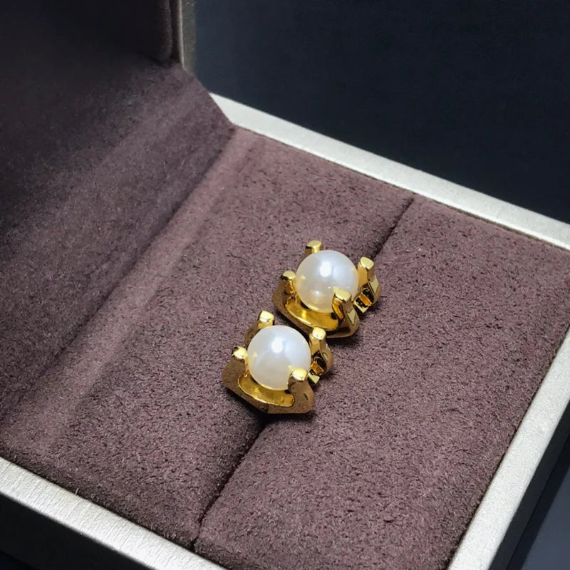 Noble C De Pearl Earrings Wedding Jewelry