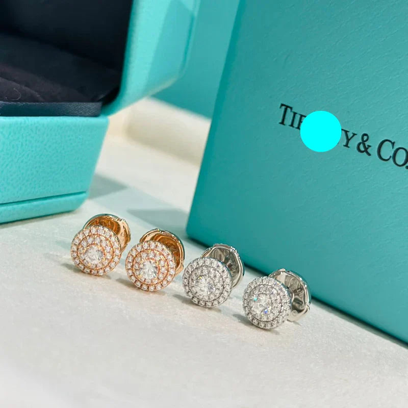 Noble T Soleste Diamonds White Gold Earrings