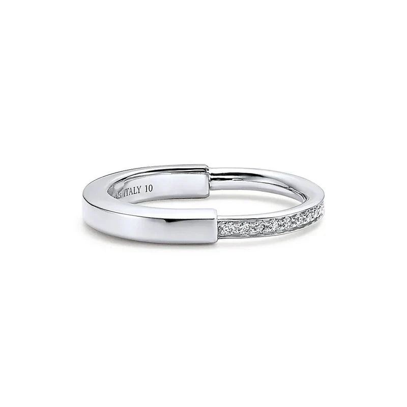 Noble Lock Diamonds Yellow Gold Ring