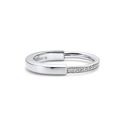 Noble Lock Diamonds Yellow Gold Ring