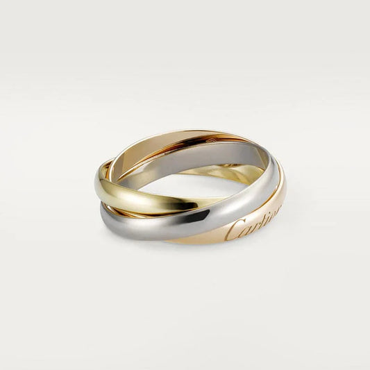 Noble Classic Trinity Ring for Couple