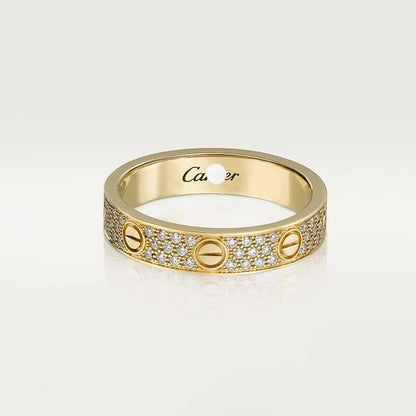 Noble Love Diamond-Paved 5mm Ring Classic Sparkle