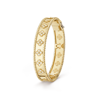 Noble Perlée Clovers Bracelet