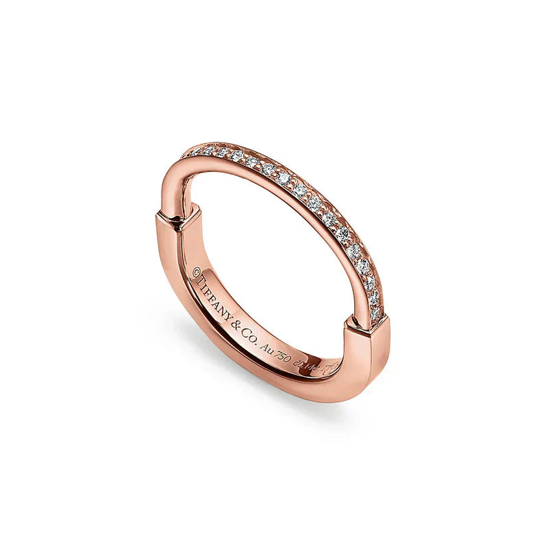 Noble Lock Diamonds Yellow Gold Ring