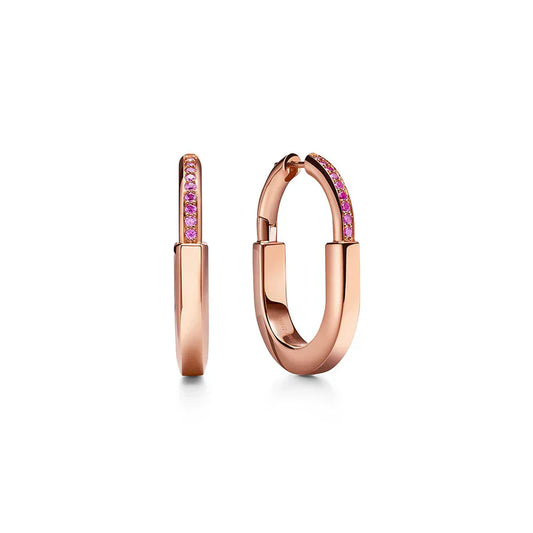 4.9/5 109 reviews Noble Lock ROSÉ Edition Medium Earrings