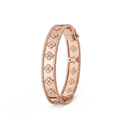 Noble Perlée Clovers Bracelet