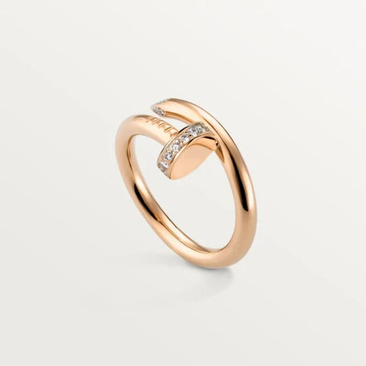 Noble Juste Un Clou Pave Diamonds Ring Elegant Women