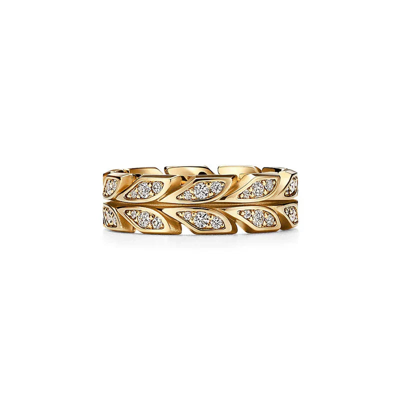 Noble Yellow Gold Victoria Vine Ring