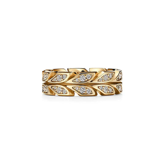 Noble Yellow Gold Victoria Vine Ring