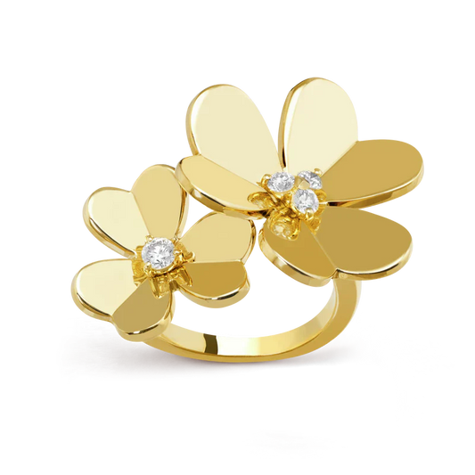 Noble Diamond Frivole Between The Finger Ring Elegant Luxury