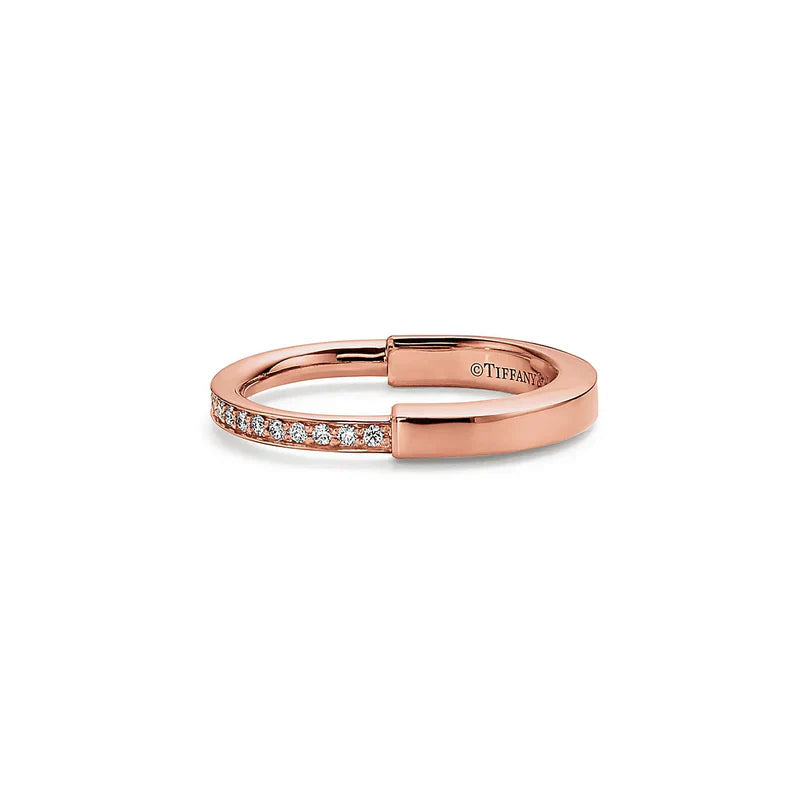 Noble Lock Diamonds Yellow Gold Ring