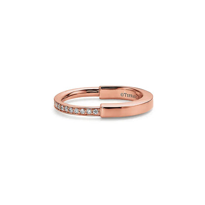 Noble Lock Diamonds Yellow Gold Ring