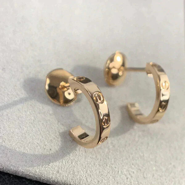 Noble Love Earrings 2.65mm Silver