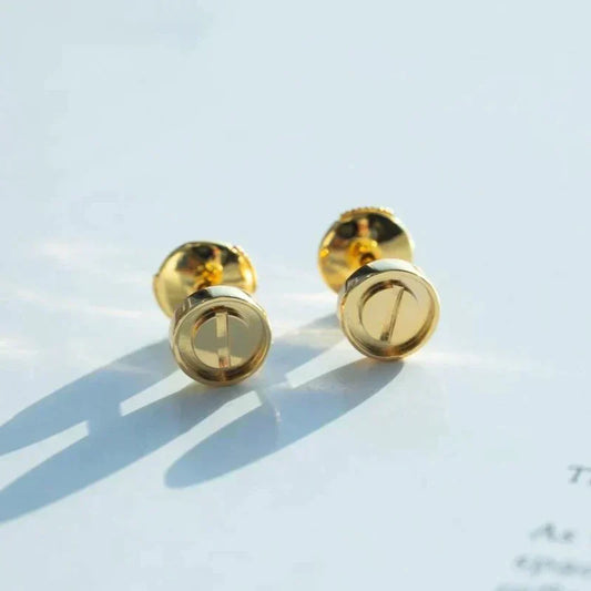 Noble Love Earrings Gold 7.2mm