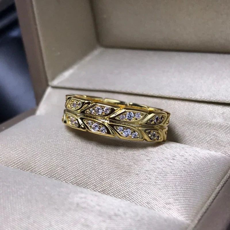 Noble Yellow Gold Victoria Vine Ring