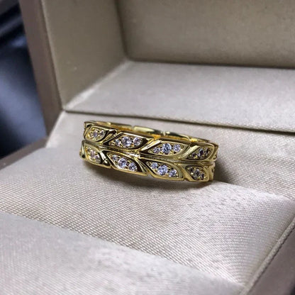 Noble Yellow Gold Victoria Vine Ring