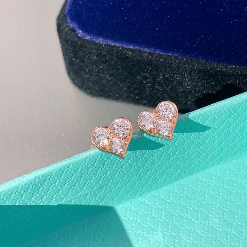 Noble Heart Diamond Earrings