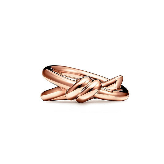 Noble Knot Double Row Ring