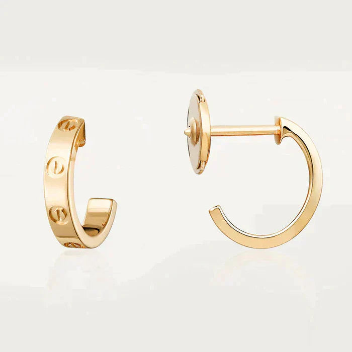 Noble Love Earrings 2.65mm Silver