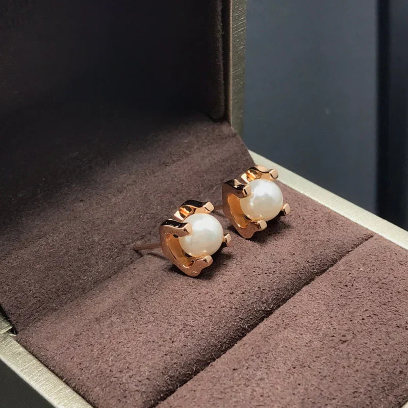 Noble C De Pearl Earrings Wedding Jewelry