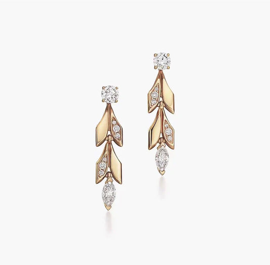 Noble Vine Convertible Drop Earrings