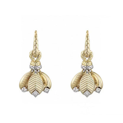 Noble Grain De Café Earrings Vintage Women