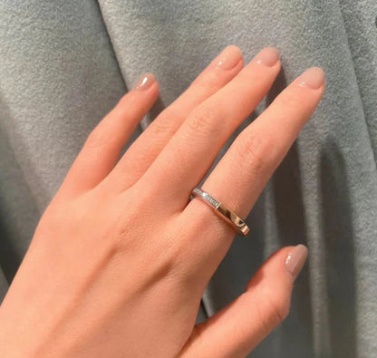 Noble Lock Diamonds Yellow Gold Ring