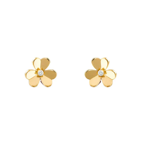 Noble Frivole Gold Flower Earrings