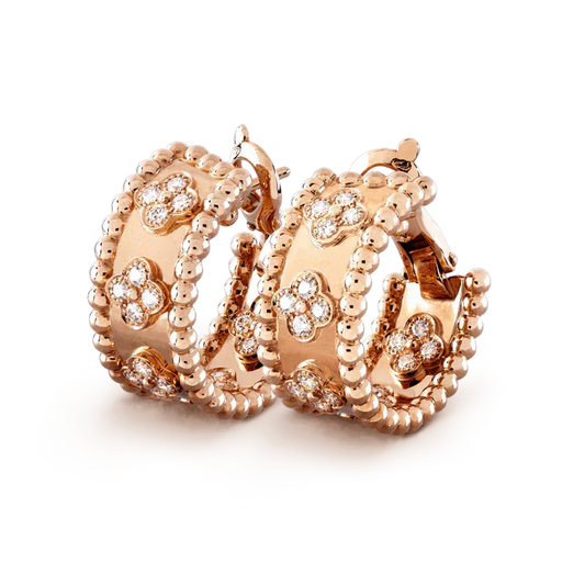 Noble Perlee Diamond Earrings